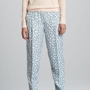 Theory Rina Pondicherry 100% Silk Ankle Pants Size 8